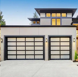 Full View Aluminum Glass Garage Door