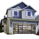 Full View Aluminum Glass Garage Door