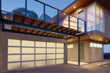 Full View Aluminum Glass Garage Door